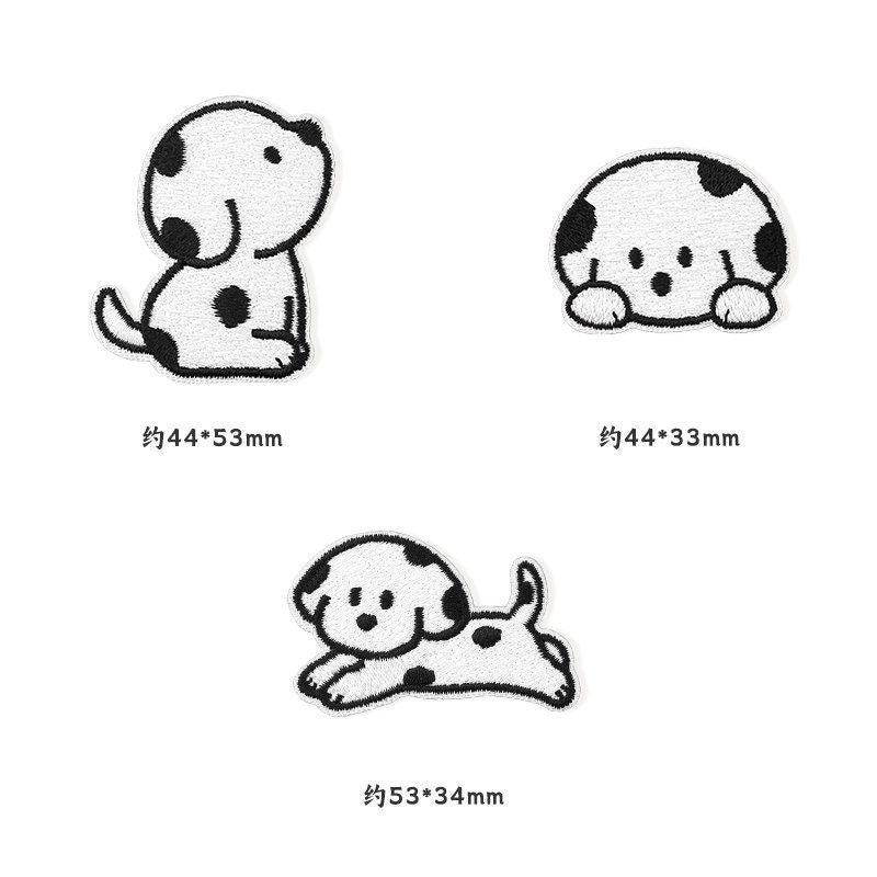 Self-adhesive, no-sew cartoon fabric patch