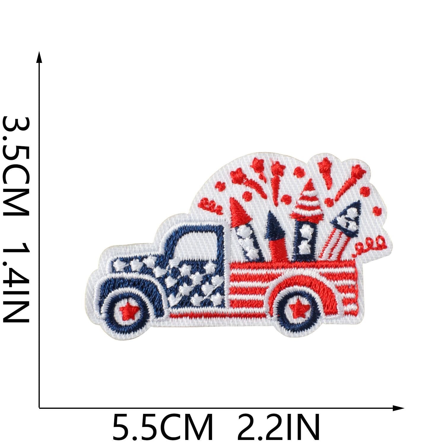 Premium Embroidered Sew-On Patch – DIY Clothing Repair & Decoration