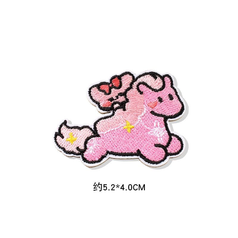 Pink Pony Self-Adhesive Patch (No-Sew)