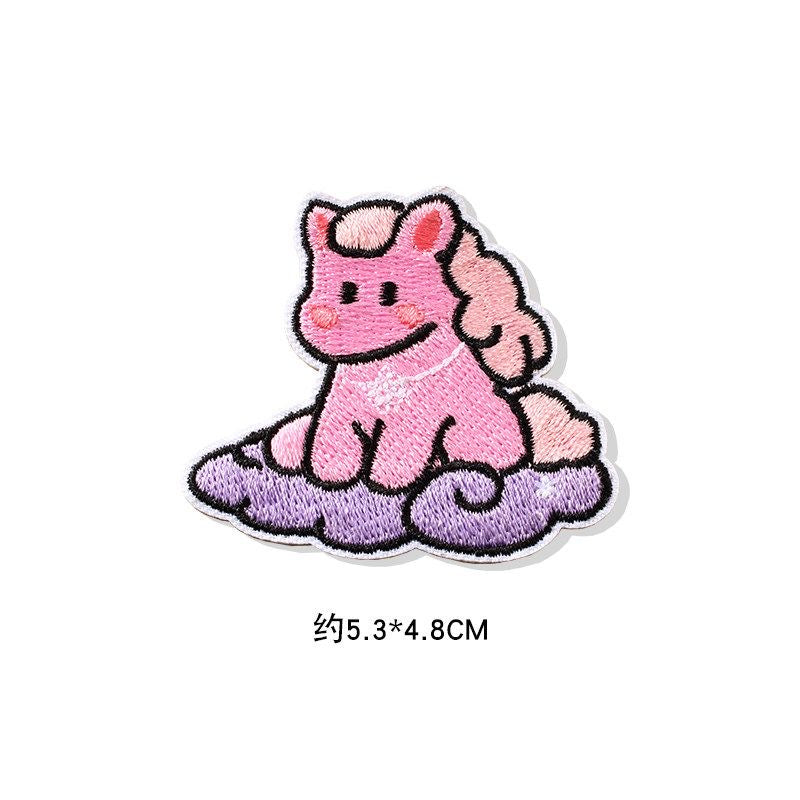 Pink Pony Self-Adhesive Patch (No-Sew)