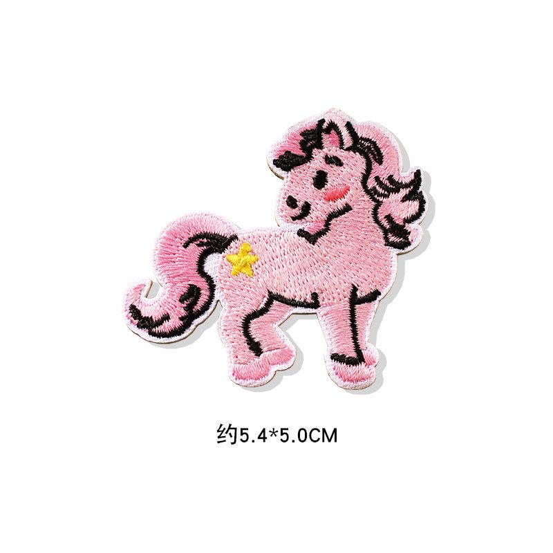 Pink Pony Self-Adhesive Patch (No-Sew)