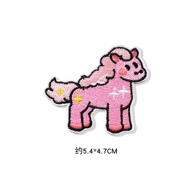 Pink Pony Self-Adhesive Patch (No-Sew)