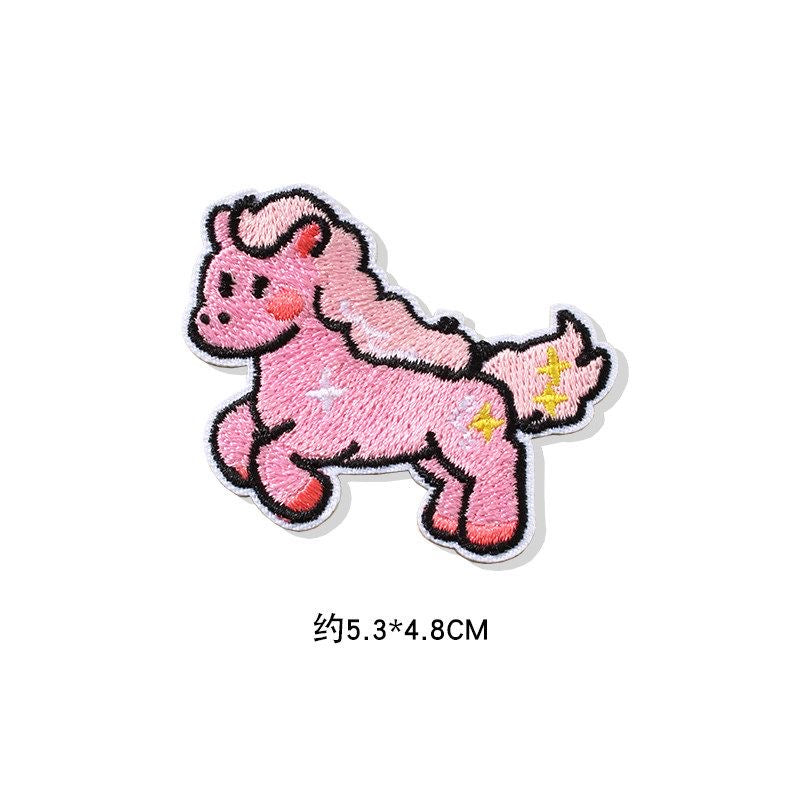 Pink Pony Self-Adhesive Patch (No-Sew)
