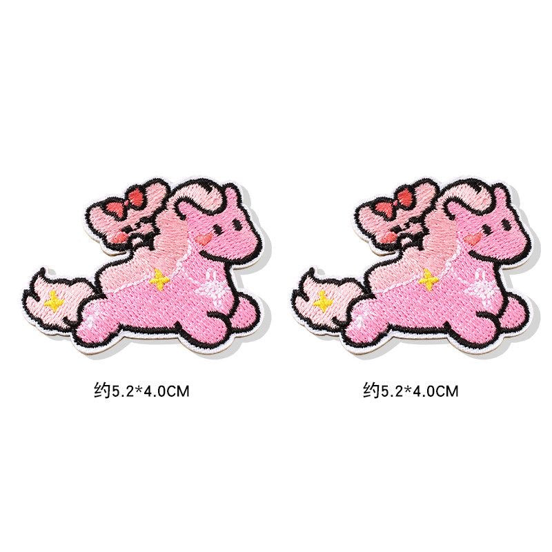 Pink Pony Self-Adhesive Patch (No-Sew)