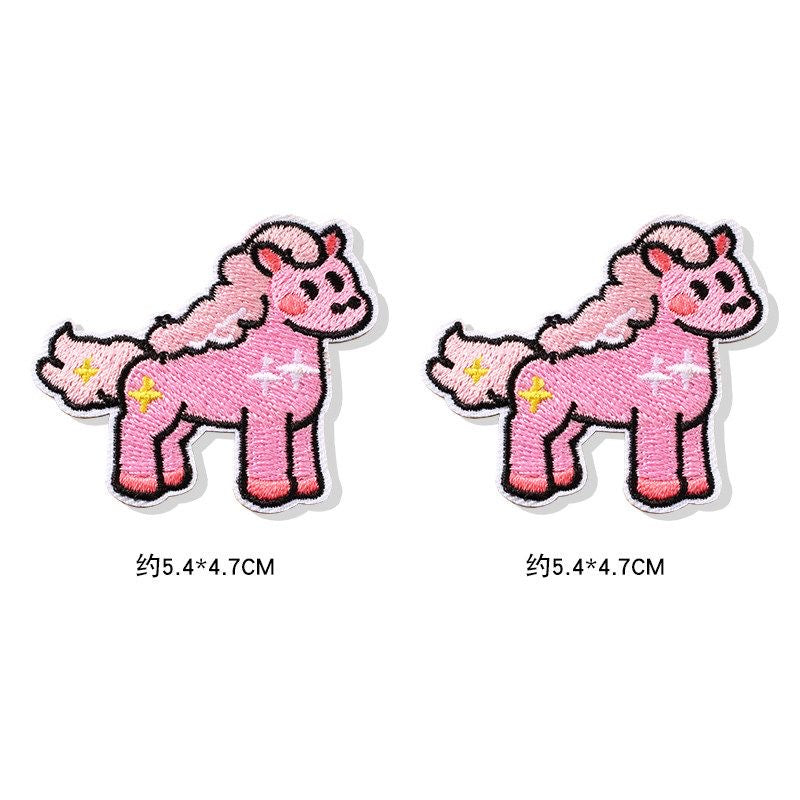 Pink Pony Self-Adhesive Patch (No-Sew)