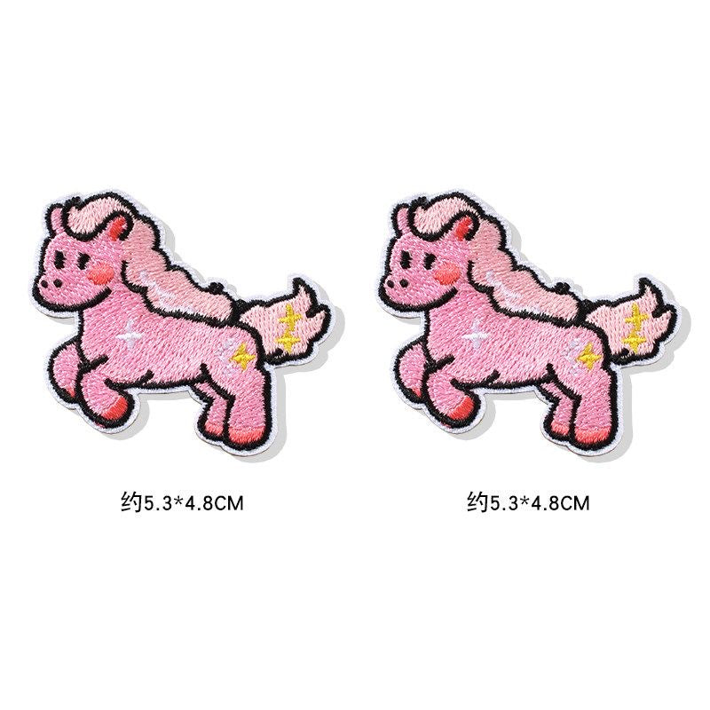 Pink Pony Self-Adhesive Patch (No-Sew)