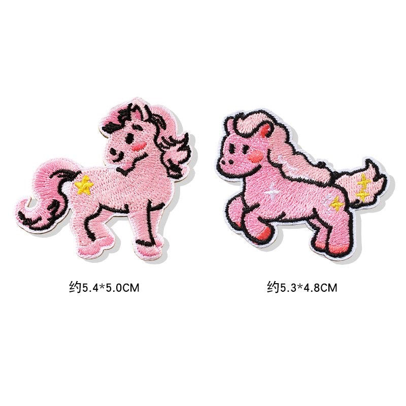 Pink Pony Self-Adhesive Patch (No-Sew)