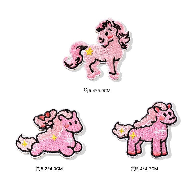Pink Pony Self-Adhesive Patch (No-Sew)
