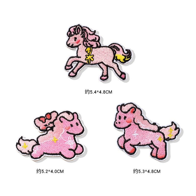 Pink Pony Self-Adhesive Patch (No-Sew)