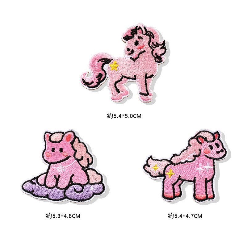 Pink Pony Self-Adhesive Patch (No-Sew)