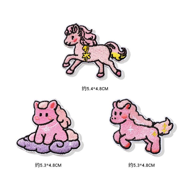 Pink Pony Self-Adhesive Patch (No-Sew)