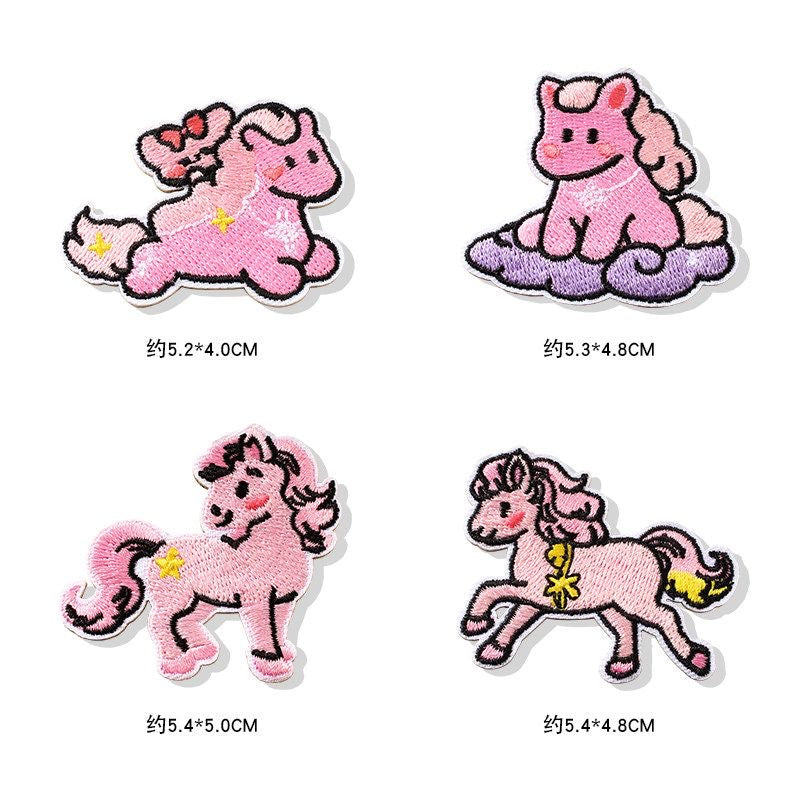 Pink Pony Self-Adhesive Patch (No-Sew)