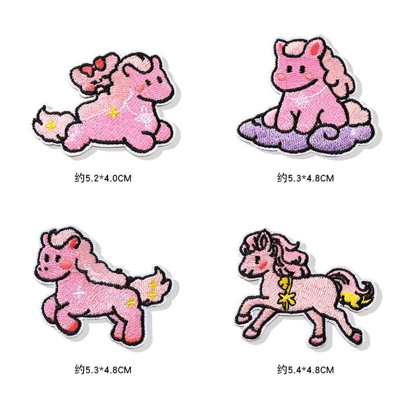 Pink Pony Self-Adhesive Patch (No-Sew)