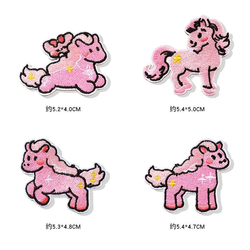 Pink Pony Self-Adhesive Patch (No-Sew)