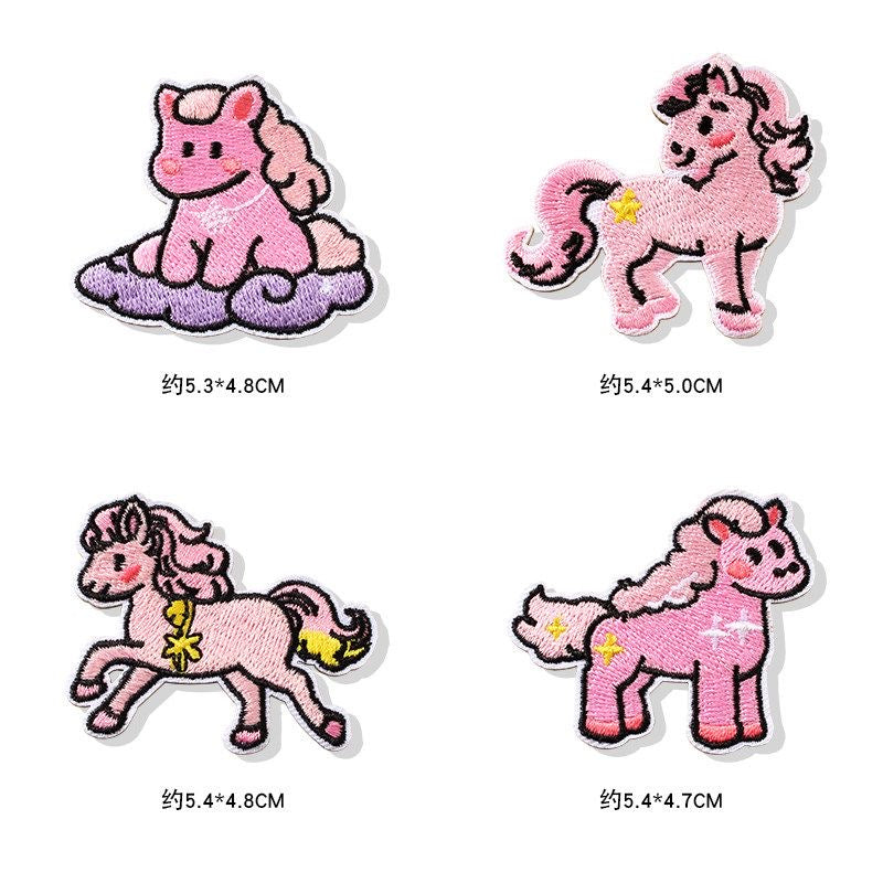 Pink Pony Self-Adhesive Patch (No-Sew)