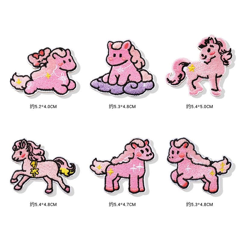 Pink Pony Self-Adhesive Patch (No-Sew)