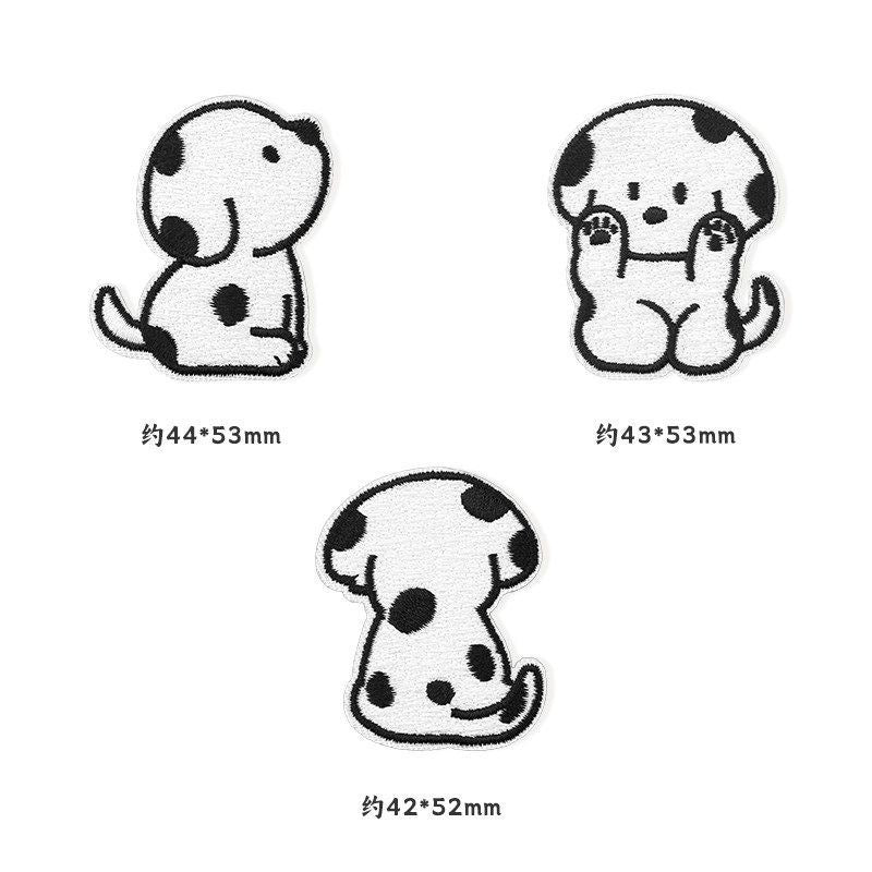Self-adhesive, no-sew cartoon fabric patch