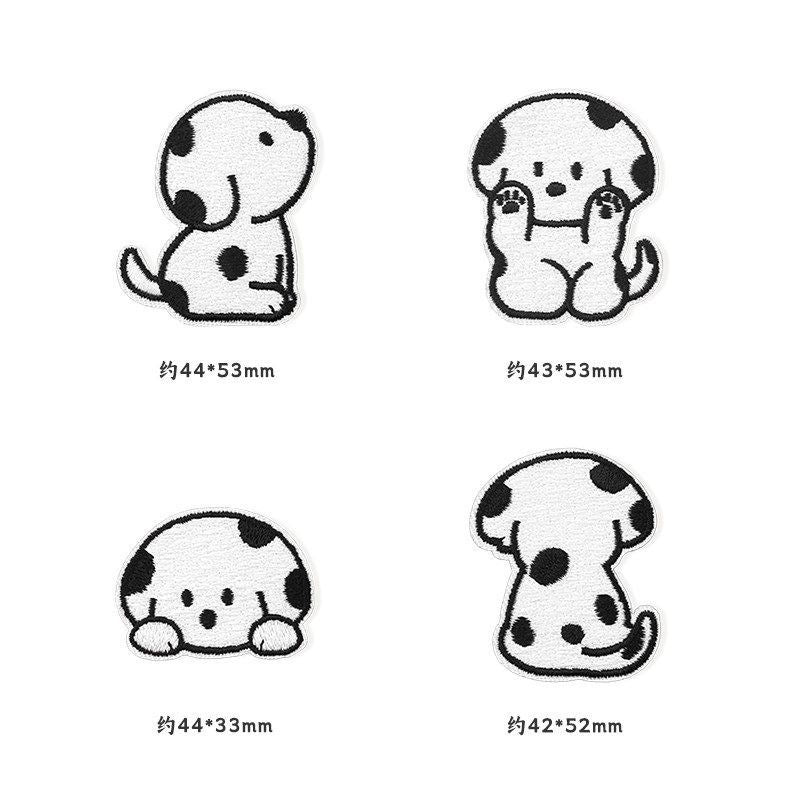 Self-adhesive, no-sew cartoon fabric patch